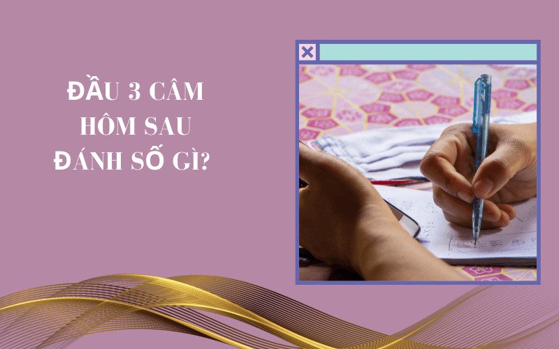 Đầu 3 câm hôm sau đánh số gì? 