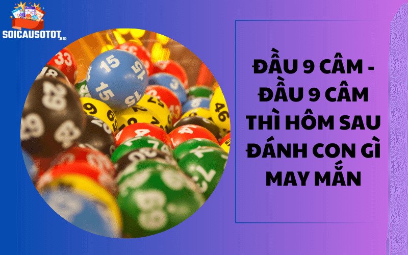 Đầu 9 câm thì hôm sau đánh con gì may mắn