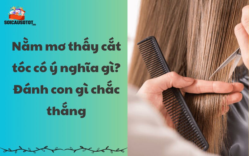 Nằm mơ thấy cắt tóc có ý nghĩa gì?