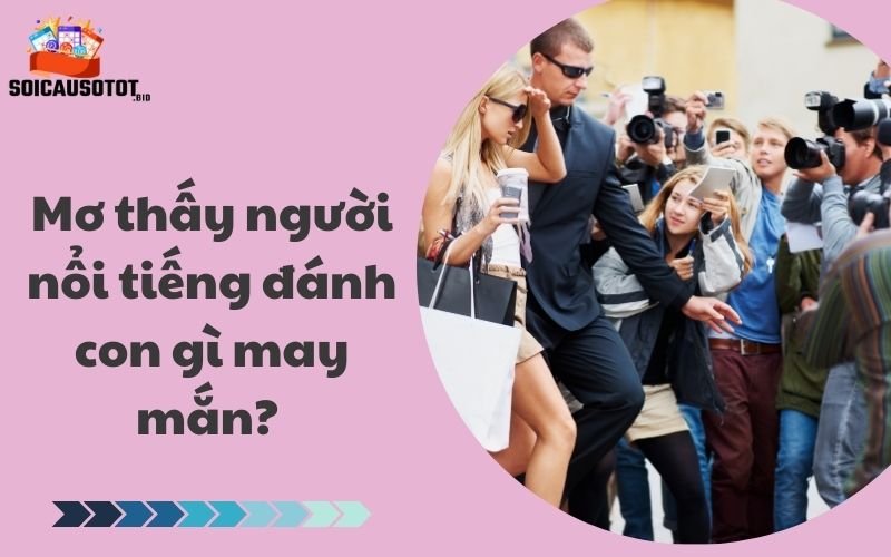 Mơ thấy người nổi tiếng đánh con gì để gặp nhiều may mắn? 