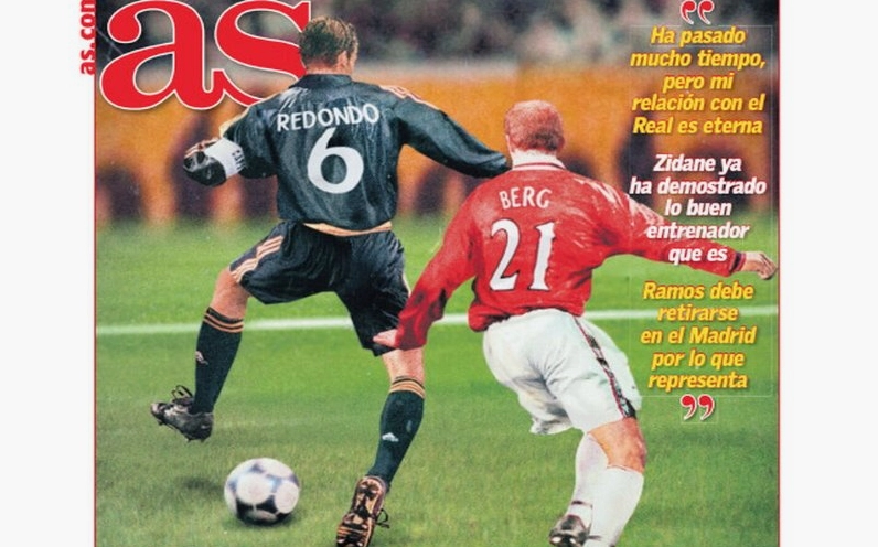 Cú đánh gót huyền thoại của Redondo tại Old Trafford